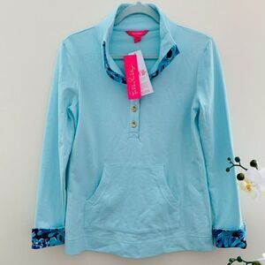Lilly Pulitzer XS Landley Popover Rash Guard Pullover